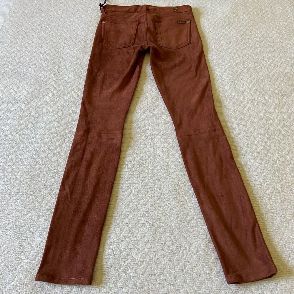 7 For All Mankind The Sueded Skinny Pant - Picture 7 of 13
